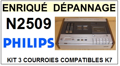 PHILIPS-N2509-COURROIES-COMPATIBLES