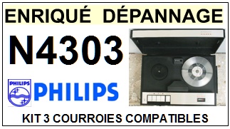 PHILIPS-N4303-COURROIES-COMPATIBLES