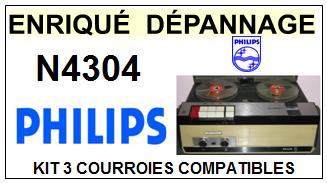 PHILIPS-N4304-COURROIES-COMPATIBLES