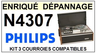PHILIPS-N4307-COURROIES-COMPATIBLES