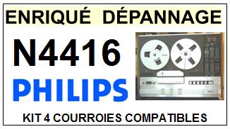 PHILIPS-N4416-COURROIES-COMPATIBLES