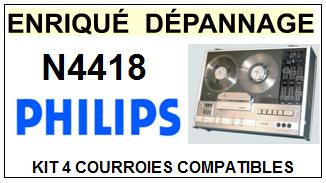 PHILIPS-N4418-COURROIES-COMPATIBLES