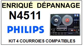PHILIPS-N4511-COURROIES-COMPATIBLES