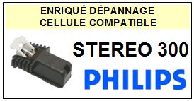 PHILIPS platine STEREO 300  Cellule diamant sphrique <SMALL>13-10</small>