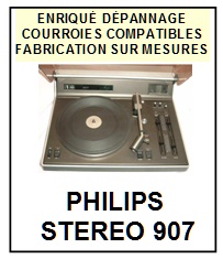 PHILIPS-STEREO 907-COURROIES-COMPATIBLES