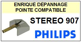 PHILIPS-STEREO 907-POINTES-DE-LECTURE-DIAMANTS-SAPHIRS-COMPATIBLES