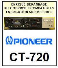 PIONEER-CT730 CT-730-COURROIES-ET-KITS-COURROIES-COMPATIBLES