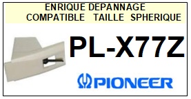 PIONEER-PLX77Z  PL-X77Z-POINTES-DE-LECTURE-DIAMANTS-SAPHIRS-COMPATIBLES