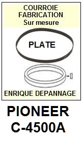 PIONEER-C4500A C-4500A-COURROIES-COMPATIBLES