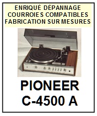 PIONEER-C4500A C-4500A-COURROIES-COMPATIBLES