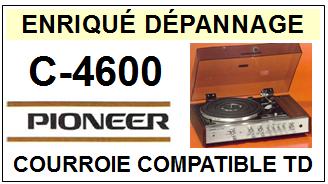 PIONEER-C4600 C-4600-COURROIES-COMPATIBLES