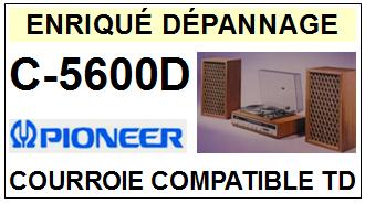 PIONEER-C5600D-COURROIES-COMPATIBLES