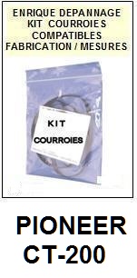 PIONEER-CT200 CT-200-COURROIES-ET-KITS-COURROIES-COMPATIBLES