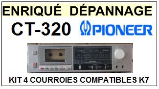 PIONEER-CT320 CT-320-COURROIES-COMPATIBLES