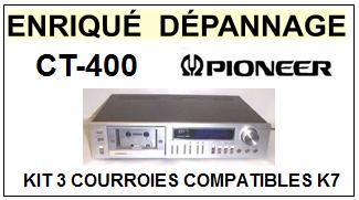 PIONEER-CT400 CT-400-COURROIES-ET-KITS-COURROIES-COMPATIBLES