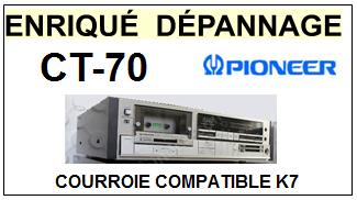 PIONEER-CT70 CT-70-COURROIES-COMPATIBLES
