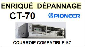 PIONEER-CT70 CT-70-COURROIES-ET-KITS-COURROIES-COMPATIBLES