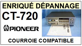 PIONEER  CT720  CT-720  Courroie Compatible Platine K7