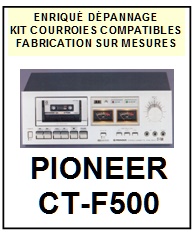 PIONEER-CTF500 CT-F500-COURROIES-ET-KITS-COURROIES-COMPATIBLES