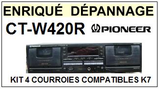 PIONEER-CTW420R CT-W420R-COURROIES-ET-KITS-COURROIES-COMPATIBLES