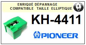 PIONEER-KH4411 KH-4411-POINTES-DE-LECTURE-DIAMANTS-SAPHIRS-COMPATIBLES