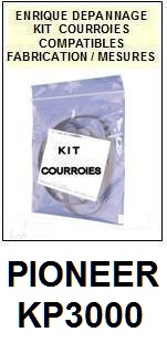 PIONEER-KP3000 KP-3000-COURROIES-ET-KITS-COURROIES-COMPATIBLES