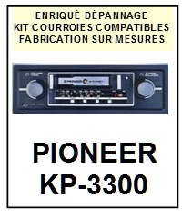 PIONEER-KP3300 KP-3300-COURROIES-COMPATIBLES