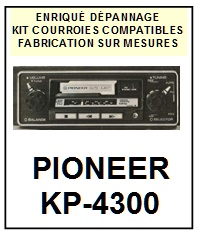 PIONEER-KP4300 KP-4300-COURROIES-ET-KITS-COURROIES-COMPATIBLES