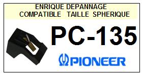 PIONEER-PC135 PC-135-POINTES-DE-LECTURE-DIAMANTS-SAPHIRS-COMPATIBLES
