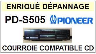 PIONEER PDS505 PD-S505 Courroie Platine CD <br><small>a 2014-08</small>