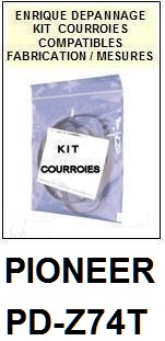 PIONEER-PDZ74T PD-Z74T-COURROIES-ET-KITS-COURROIES-COMPATIBLES