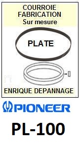 PIONEER-PL100 PL-100-COURROIES-ET-KITS-COURROIES-COMPATIBLES