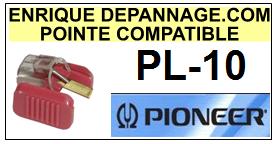 PIONEER-PL10  PL-10-POINTES-DE-LECTURE-DIAMANTS-SAPHIRS-COMPATIBLES