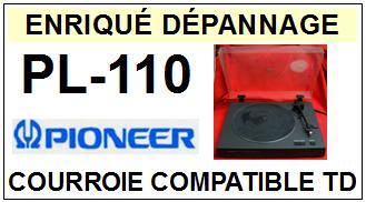 PIONEER-PL110 PL-110-COURROIES-COMPATIBLES
