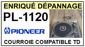PIONEER-PL1120 PL-1120-COURROIES-COMPATIBLES