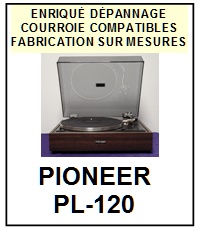PIONEER-PL120 PL-120-COURROIES-COMPATIBLES