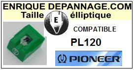 PIONEER-PL120 PL-120-POINTES-DE-LECTURE-DIAMANTS-SAPHIRS-COMPATIBLES