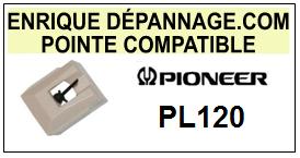 PIONEER-PL120  PL-120-POINTES-DE-LECTURE-DIAMANTS-SAPHIRS-COMPATIBLES