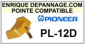 PIONEER-PL12D  PL-12D-POINTES-DE-LECTURE-DIAMANTS-SAPHIRS-COMPATIBLES