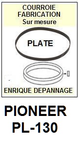 PIONEER-PL130 PL-130-COURROIES-ET-KITS-COURROIES-COMPATIBLES