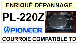 PIONEER PL220Z PL-220Z Courroie Tourne-disques <BR><small> 2014-08</small>