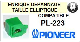 PIONEER-PL223 PL-223-POINTES-DE-LECTURE-DIAMANTS-SAPHIRS-COMPATIBLES