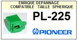 PIONEER-PL225 PL-225-POINTES-DE-LECTURE-DIAMANTS-SAPHIRS-COMPATIBLES