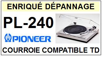 PIONEER PL240 PL-240 Courroie Tourne-disques <small>13-10</small>