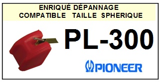 PIONEER-PL300  PL-300-POINTES-DE-LECTURE-DIAMANTS-SAPHIRS-COMPATIBLES