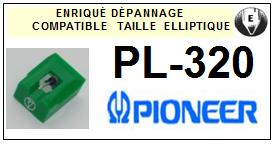 PIONEER-PL320 PL-320-POINTES-DE-LECTURE-DIAMANTS-SAPHIRS-COMPATIBLES