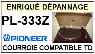 PIONEER PL333Z PL-333Z Courroie Tourne-disques <BR><small>A13-12</small>
