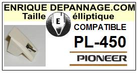 PIONEER-PL450 PL-450-POINTES-DE-LECTURE-DIAMANTS-SAPHIRS-COMPATIBLES
