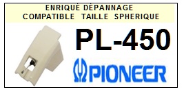 PIONEER-PL450  PL-450-POINTES-DE-LECTURE-DIAMANTS-SAPHIRS-COMPATIBLES