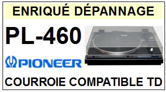 PIONEER-PL460 PL-460-COURROIES-COMPATIBLES